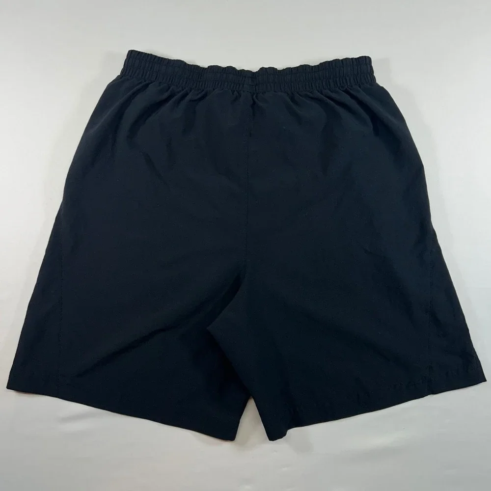 Under Armour Mens HeatGear Fitted Athletic Shorts Black Medium Drawstring Gym